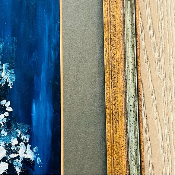 Framed Floral Painting by Serge Paquet 10.5” x 16.5” - Picture 7 of 12